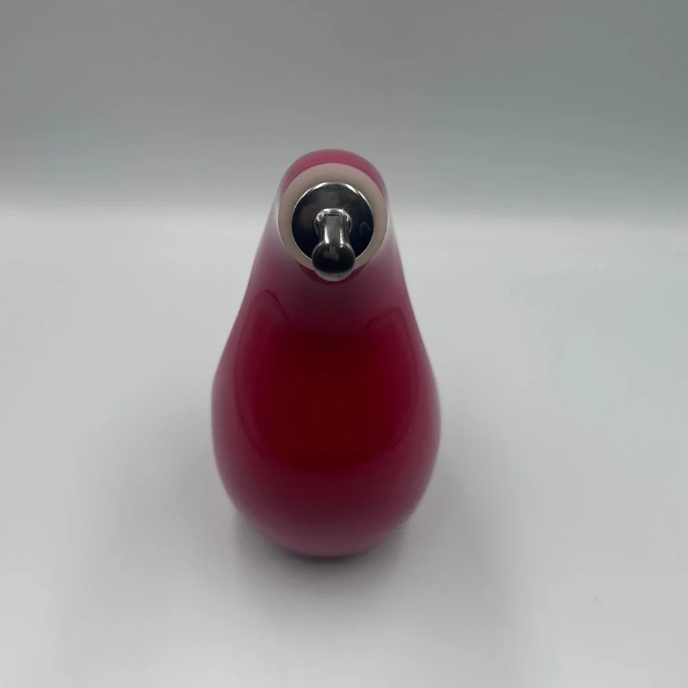 Rachael Ray Stoneware EVOO Oil and Vinegar Dispensing Bottle Red 24oz 9 inch